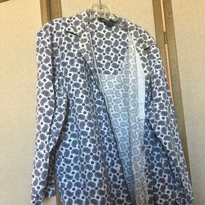 FINAL MARKDOWN Men’s wentworth blue trim pajama top large